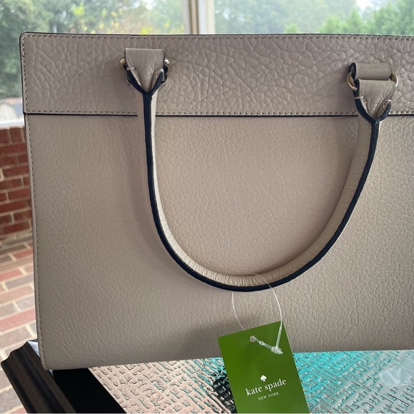 Kate Spade Perri Lane Romy Satchel – Creamadevie Laser Cut Leather Tote - Picture 3 of 6